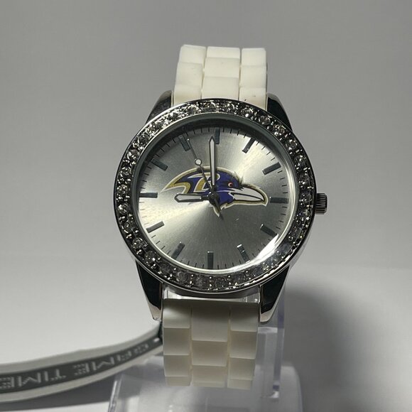 Baltimore Ravens NFL FROST Ladies Watch by Game Time NEW - Picture 1 of 8